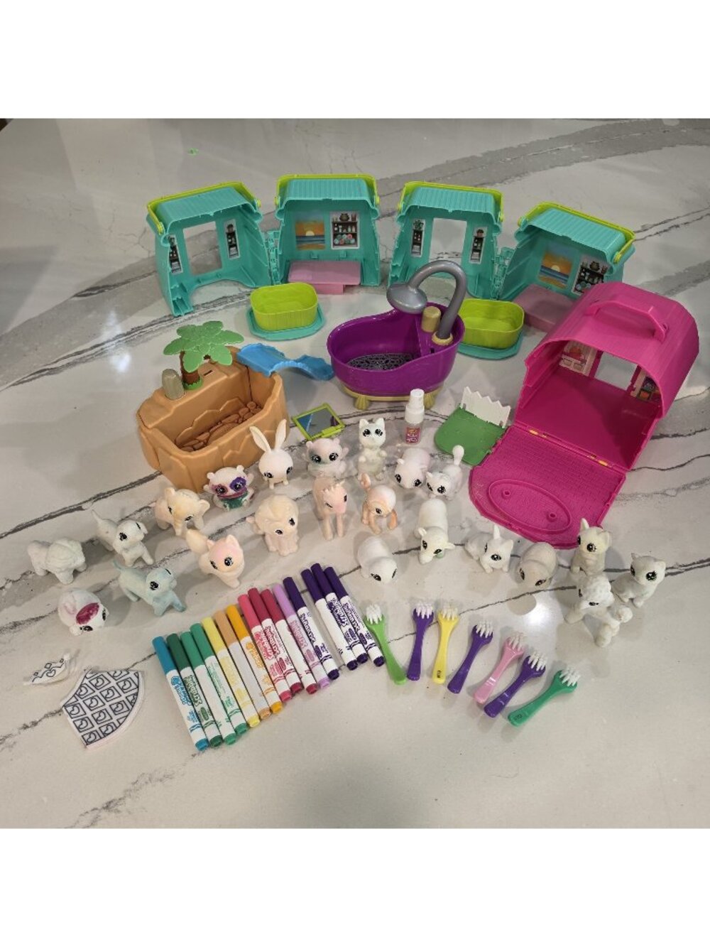 Crayola Scribble Scrubbie Pets Playsets Animals & Accessories Washable Markers